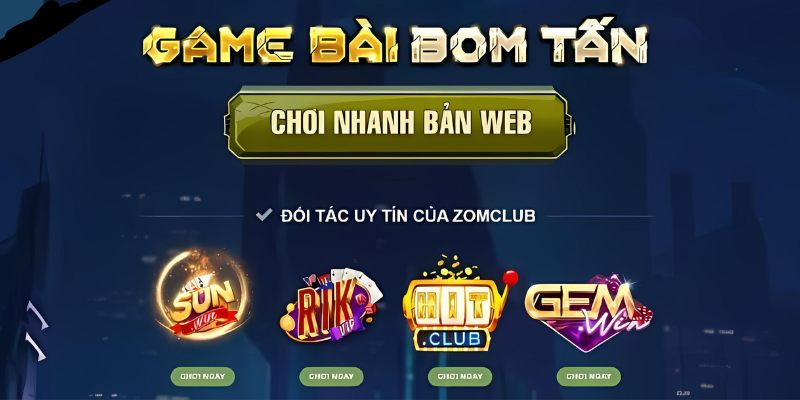 Thông tin cơ bản về cổng game Zomclub